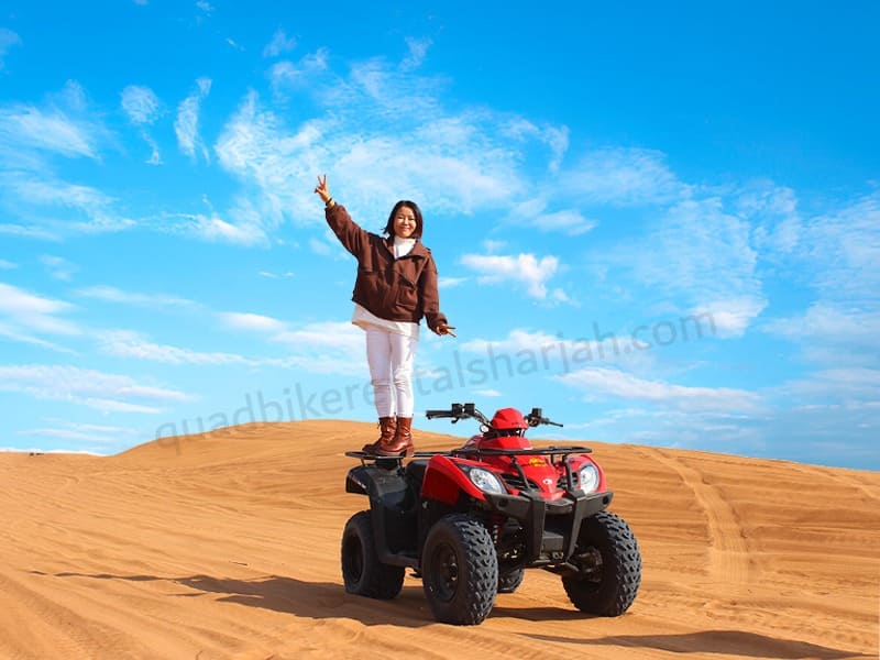 Open Desert Single Seat Quad Bike