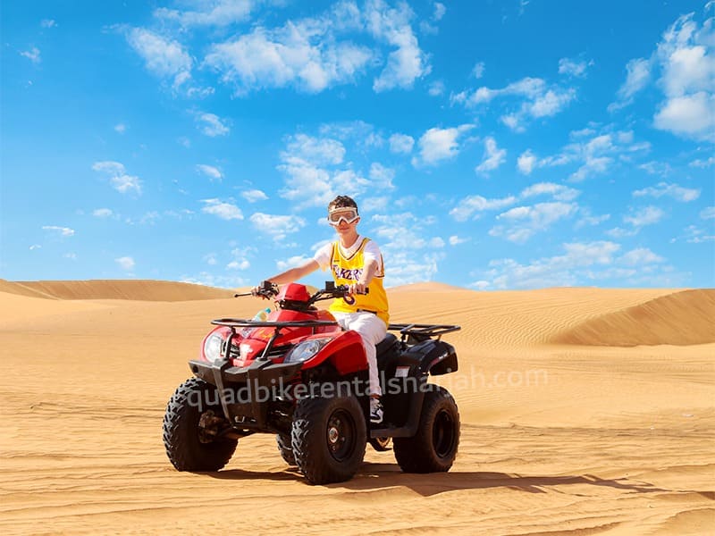 inside a boundary kids single Seat Quad Bike